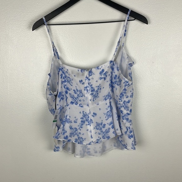 NWT 1.State Fruffle Cami Wrap Blouse - Picture 3 of 6